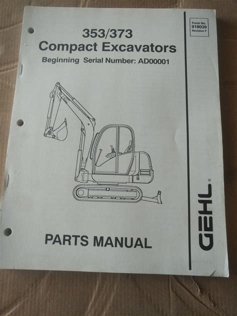 gehl 353 mini excavator parts|gehl parts catalog.